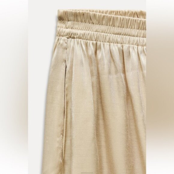 ZARA MAXI WIDE LEG PANTS - Picture 6 of 7